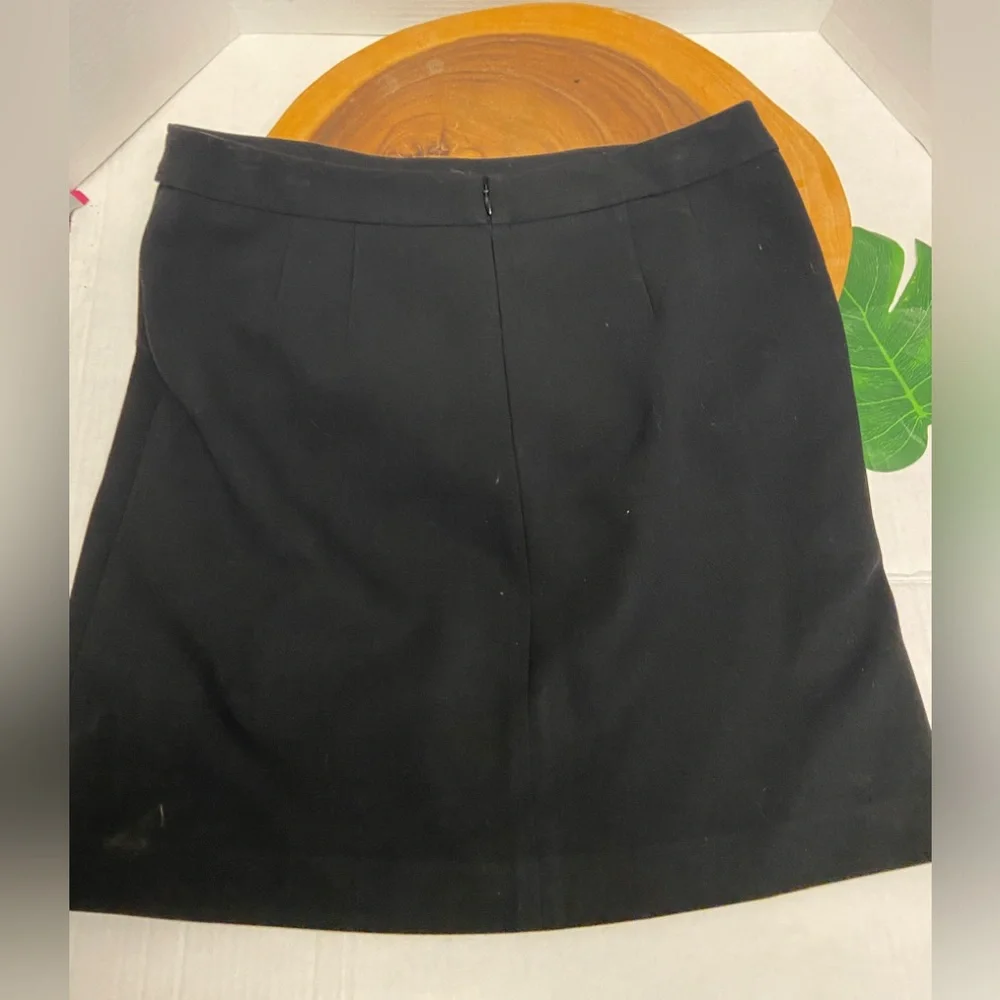 Loft Black Career Skirt